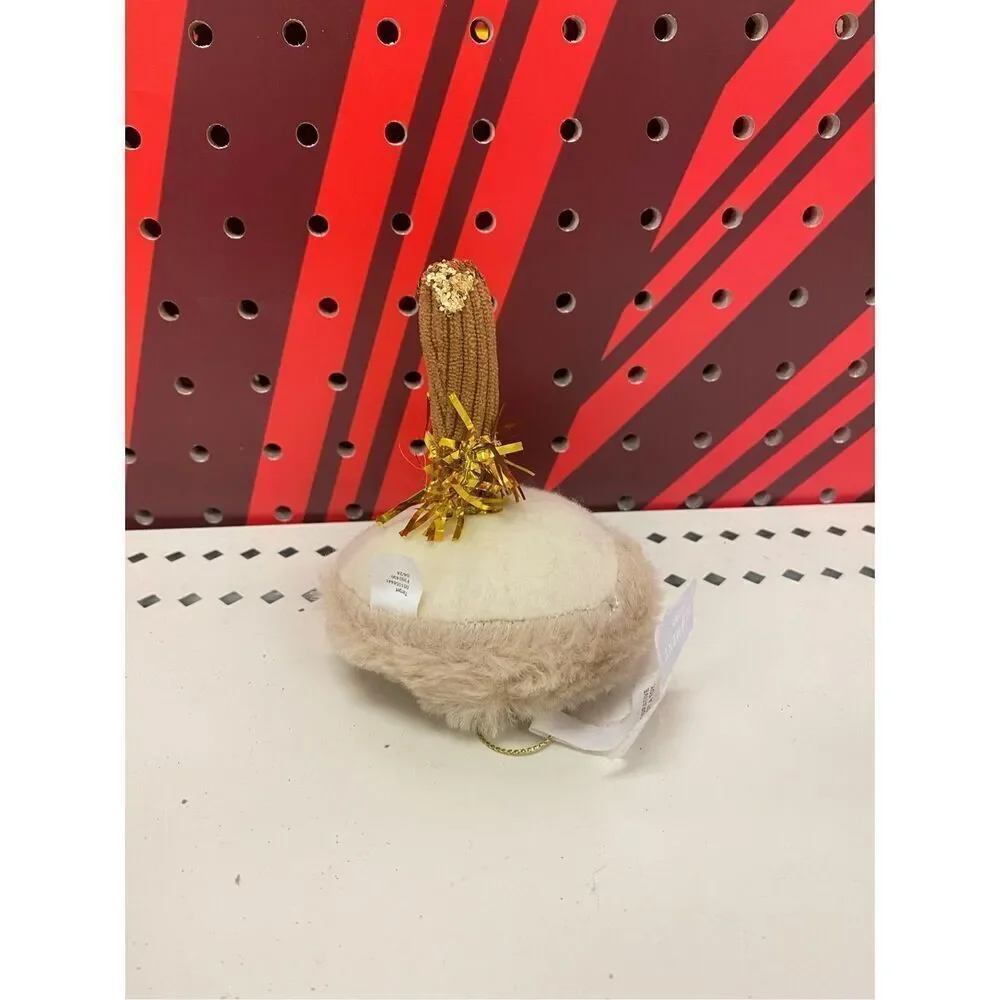 Target Fabric Mushroom Christmas Tree Ornament Tan Wondershop™